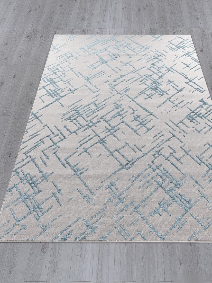 Ковер для жилой комнаты Merinos Liman F164-STAN-GRAY-D.BLUE (2.8x4.8)