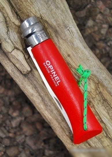 Туристический нож Opinel N°8 Trekking темляк (красный)