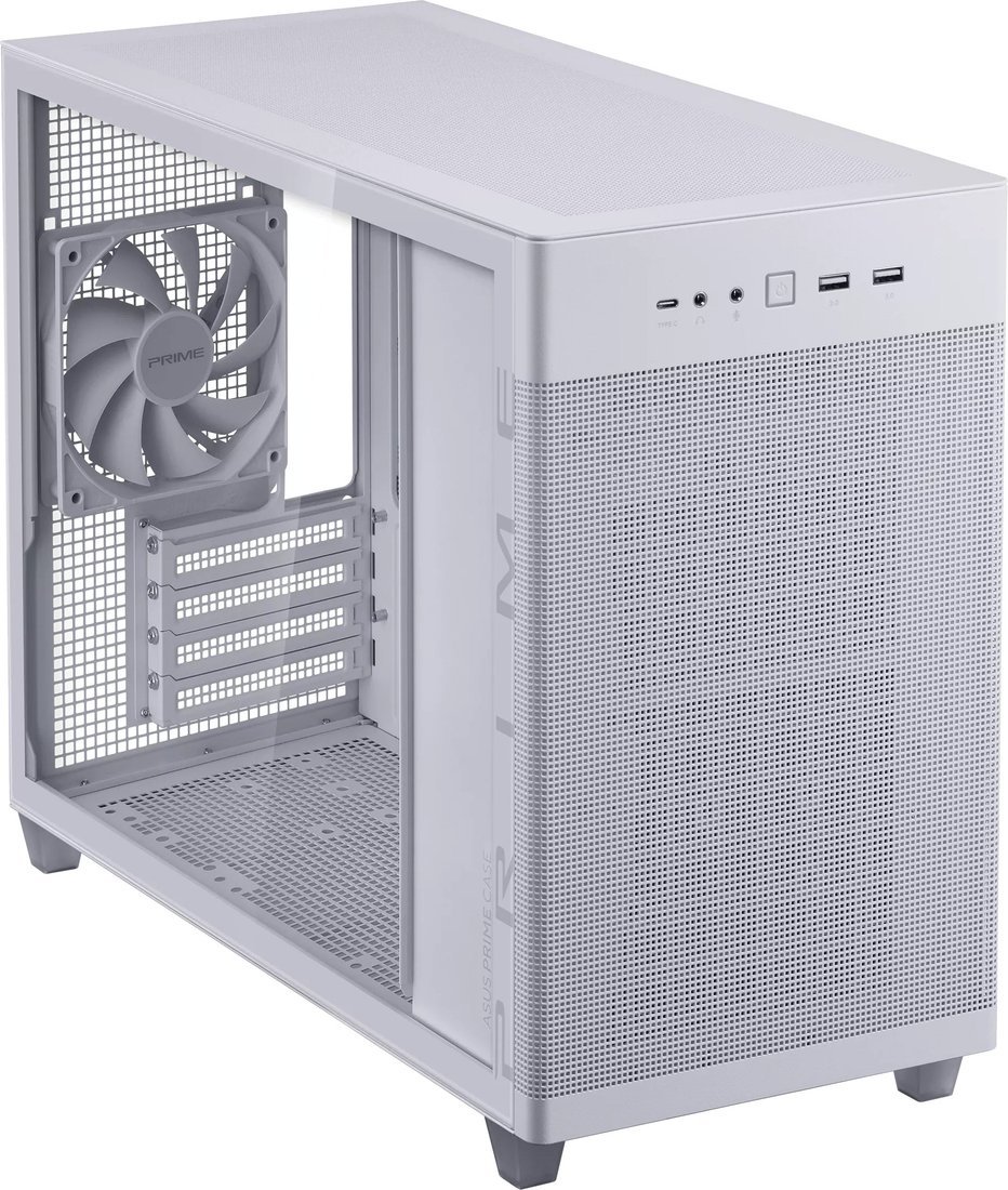 Корпус ASUS Prime AP201 TG (белый)