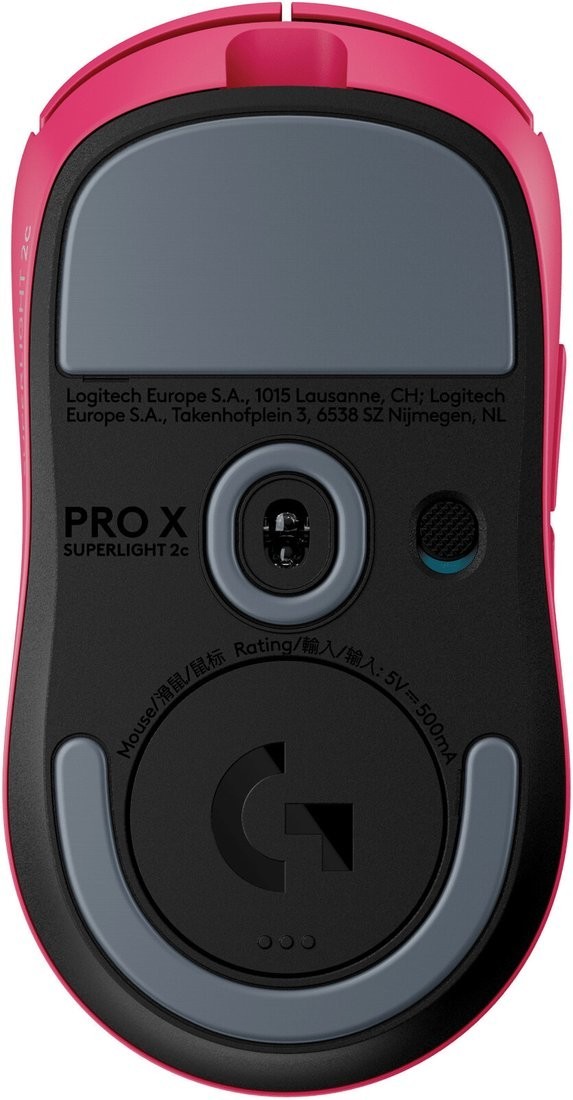 Игровая мышь Logitech Pro X Superlight 2c (розовый)