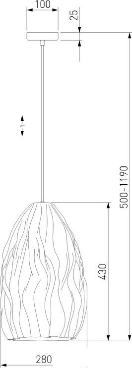 Подвесная люстра Евросвет 30186/1 (бежевый)