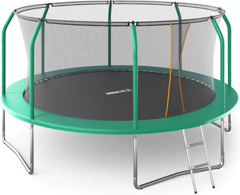 Батут Unix Line Supreme Basic 14 ft (green)