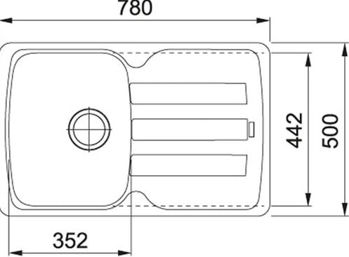 Кухонная мойка Franke AZG 611-78 (серый)