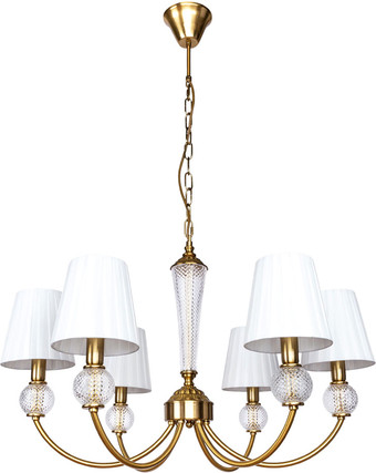 Люстра средней высоты Arte Lamp Gracie A7301LM-6PB