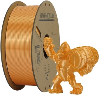 Филамент Kingroon PLA Silk 1.75мм NSC008 (1 кг, оранжевый)