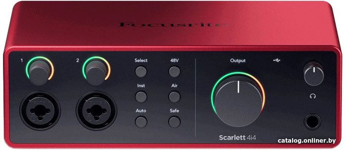 Аудиоинтерфейс Focusrite Scarlett 4i4 (4-е поколение)