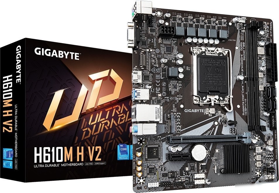 Материнская плата Gigabyte H610M H V2 (rev. 1.0)