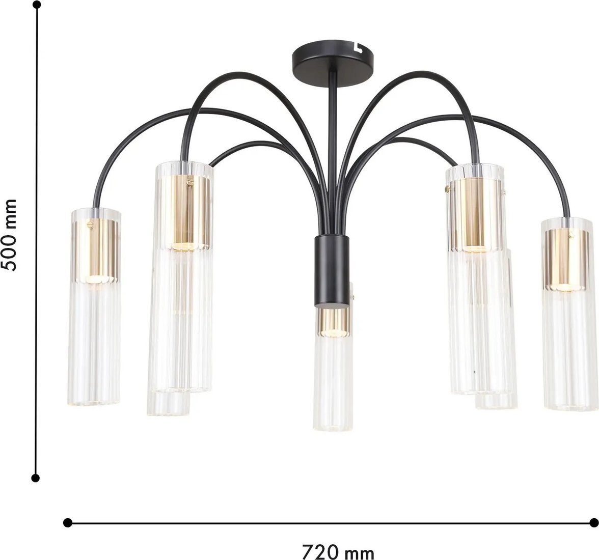 Люстра средней высоты F-Promo Kors 4740-7C