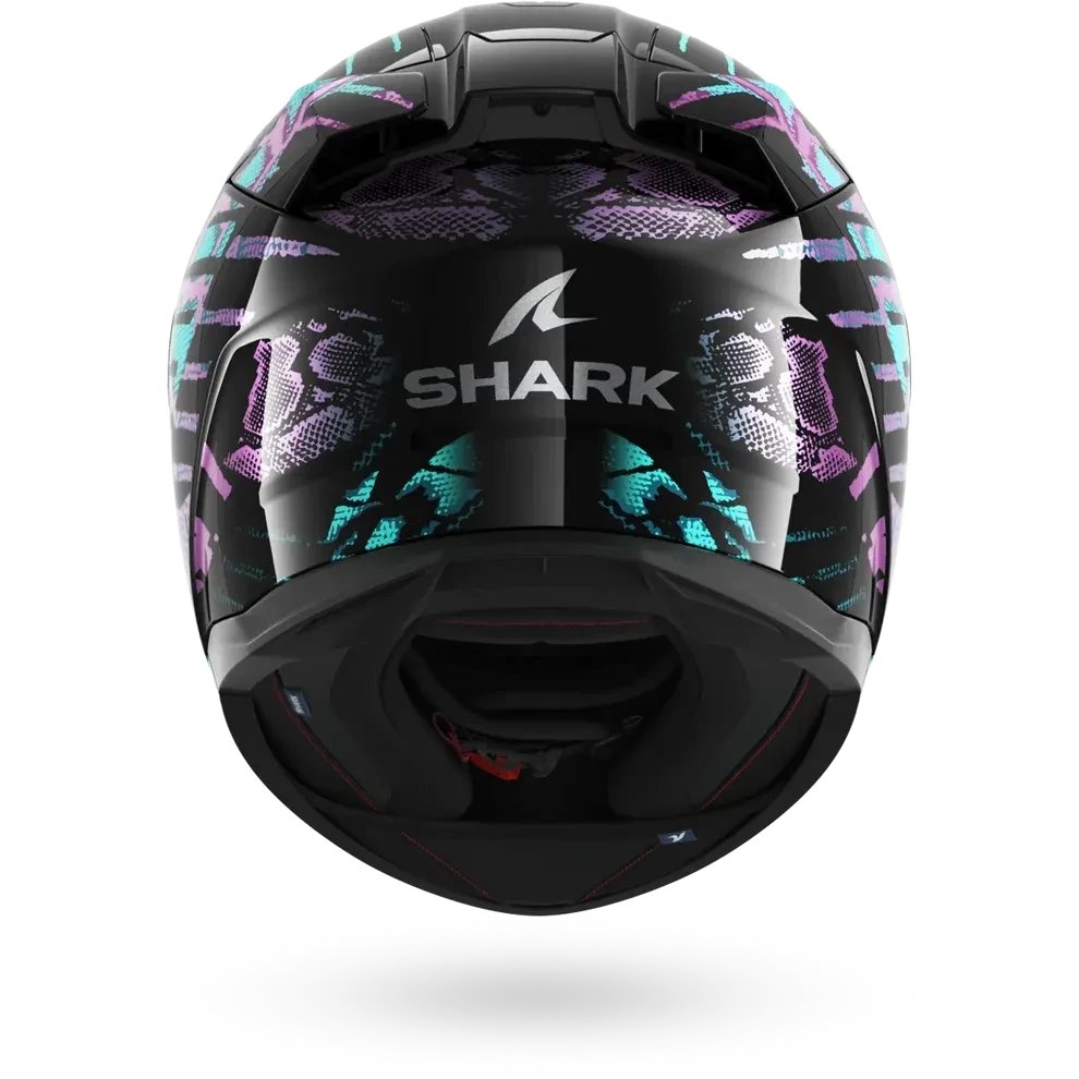 Мотошлем Shark Helmets D-Skwal 3 Reptaia Mat HE0913E-KXK-S (S, черный/хамелеон)