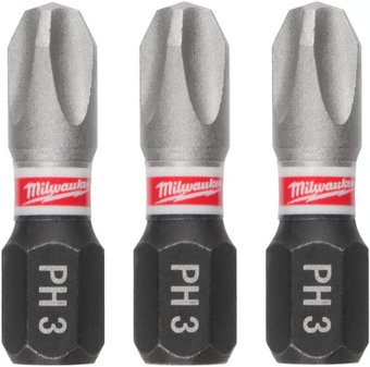Набор бит Milwaukee Shockwave PH3 4932500354