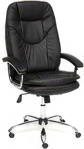 Кресло TetChair Softy Lux (иск. кожа, черный)