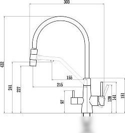 Смеситель Savol FS1462Q-12