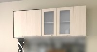 Шкаф навесной Интерлиния Компо ВШ80-720-2дв (вудлайн кремовый)