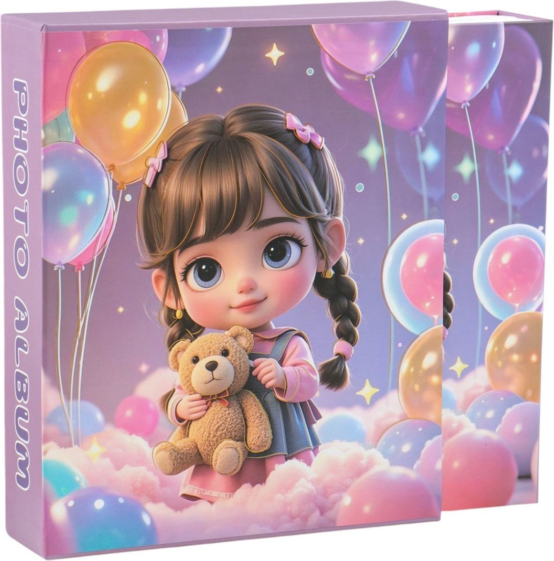 Фотоальбом Sima-Land Малышка с косичками, с мишкой 10962722