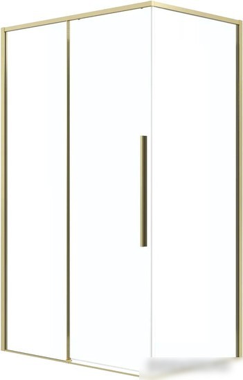 Душевая стенка Grossman Galaxy 90x195 200.K33.01.90.32.00 (золото сатинстекло прозрачное)