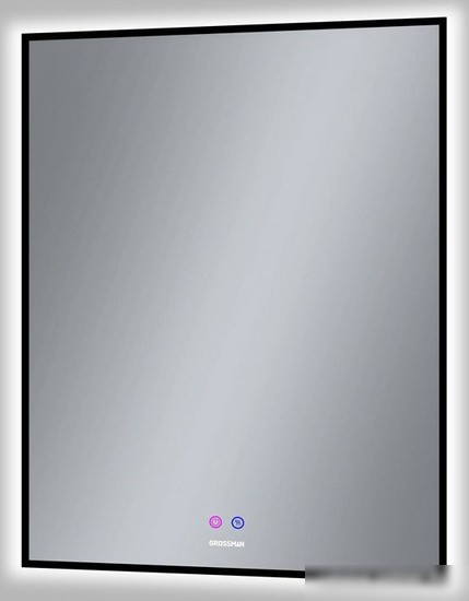 Grossman Зеркало Pragma-норма Black LED 1870802 (с сенсорным выключателем и подогревом)