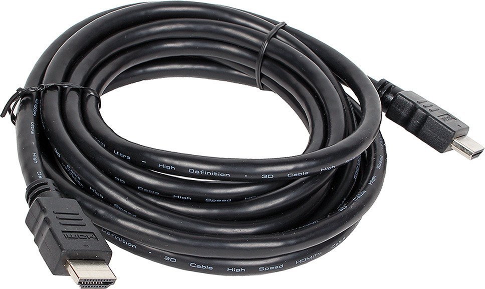 Кабель 5bites APC-005-125 HDMI - HDMI (12.5 м, черный)