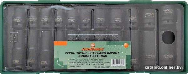 Набор головок слесарных Jonnesway S03A4122SP