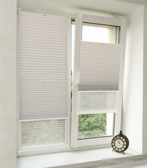 Плиссе Delfa Basic Blo СПШ-37102/3504 Basic Transparent (62x160, белый)