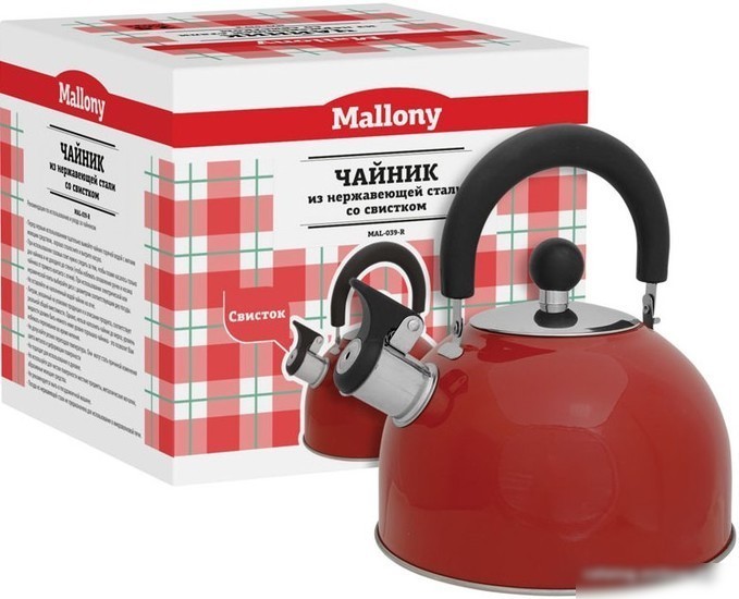 Чайник Mallony MAL-039-R