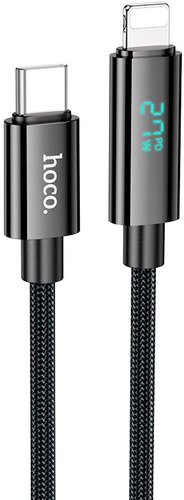 Кабель Hoco U125 USB Type-C - Lightning (1.2 м, черный)