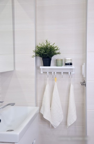 Swed House Полка Bathroom Shelf With Hooks R5180