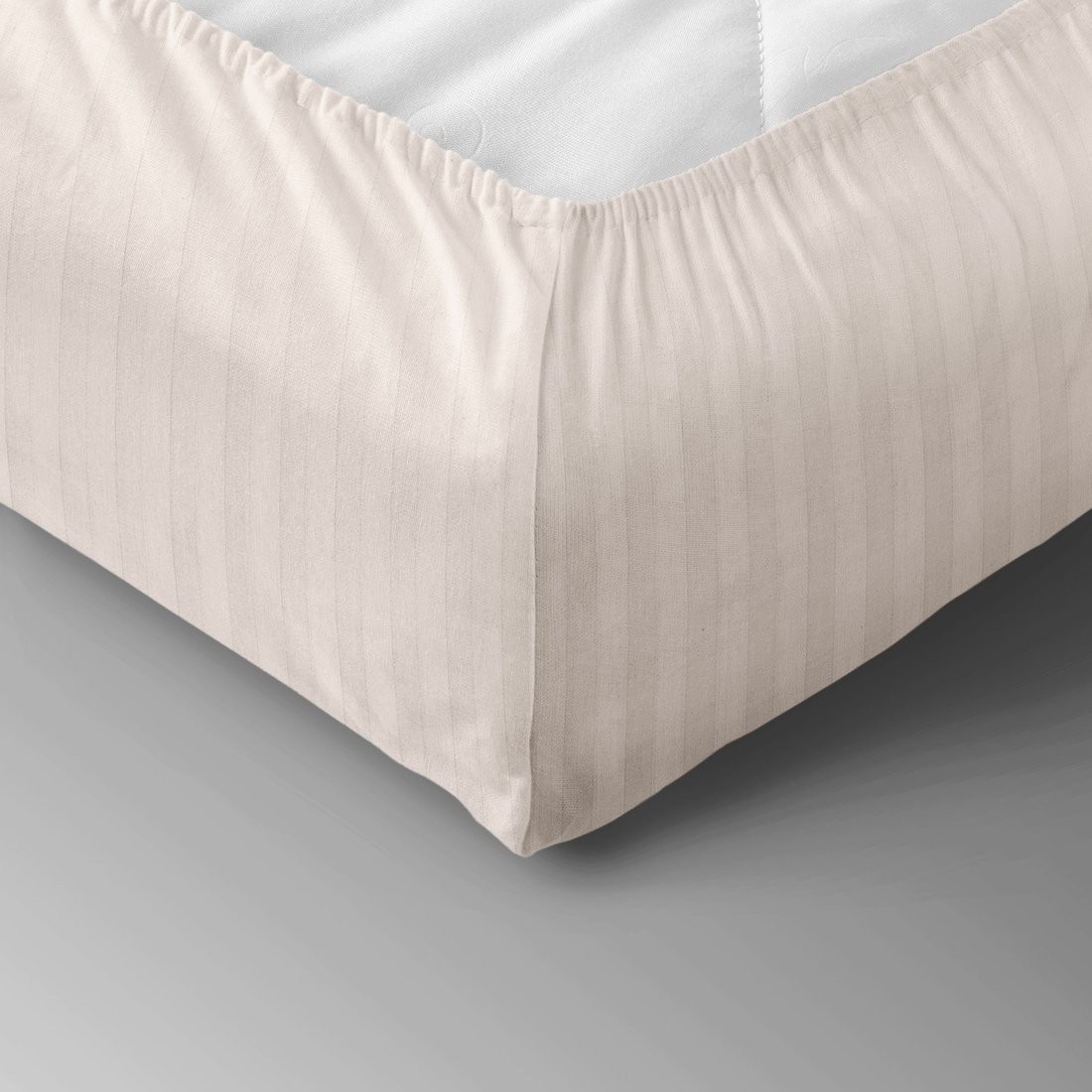 Постельное белье Verossa Stripe на резинке 180x200x20 925746 (Antique White)