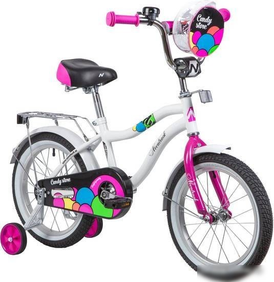 Детский велосипед Novatrack Candy 16 2023 165CANDY.WT23 (белый)