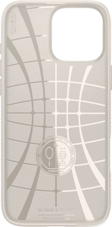 Чехол для телефона Spigen Liquid Air для iPhone 16 Pro Natural Titanium