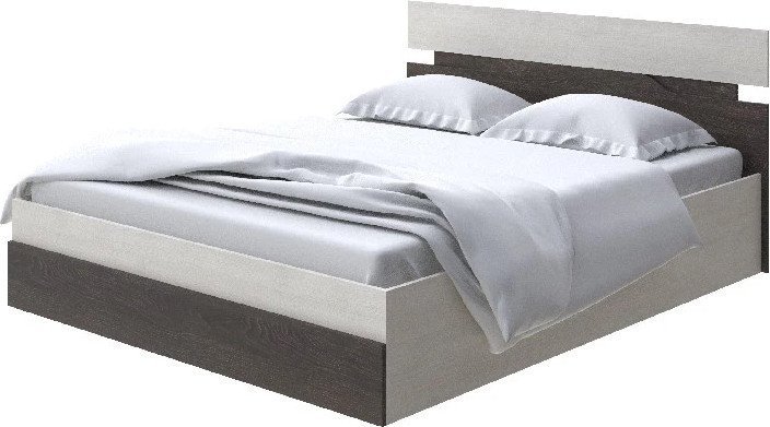 Кровать PROxSON Milton с ПМ 140x190 (дуб шамони светлый 124/дуб кантербери)