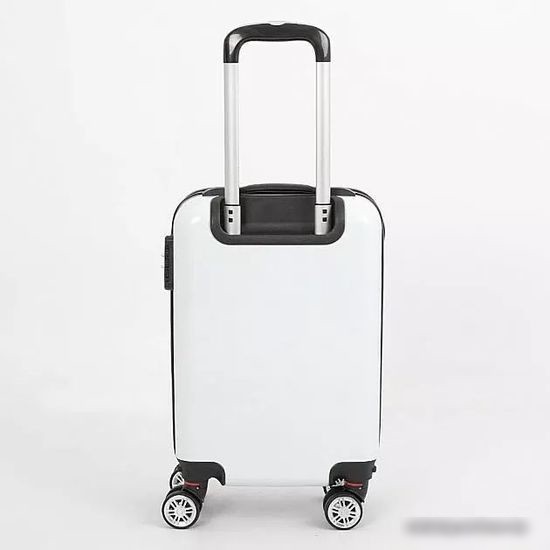 Чемодан-спиннер Grott 227-203/18-WHT (белый)