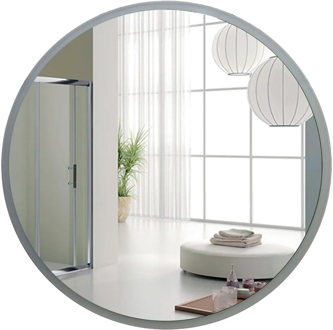 Пекам Зеркало Ring 90x90 Ring-90x90B (с подсветкой и бесконтактным сенсором)