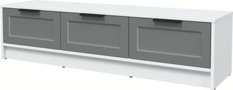 Тумба Интерлиния ТВ Концепт Тренд КТ-ТВ3-35 (белый платинум/серый)