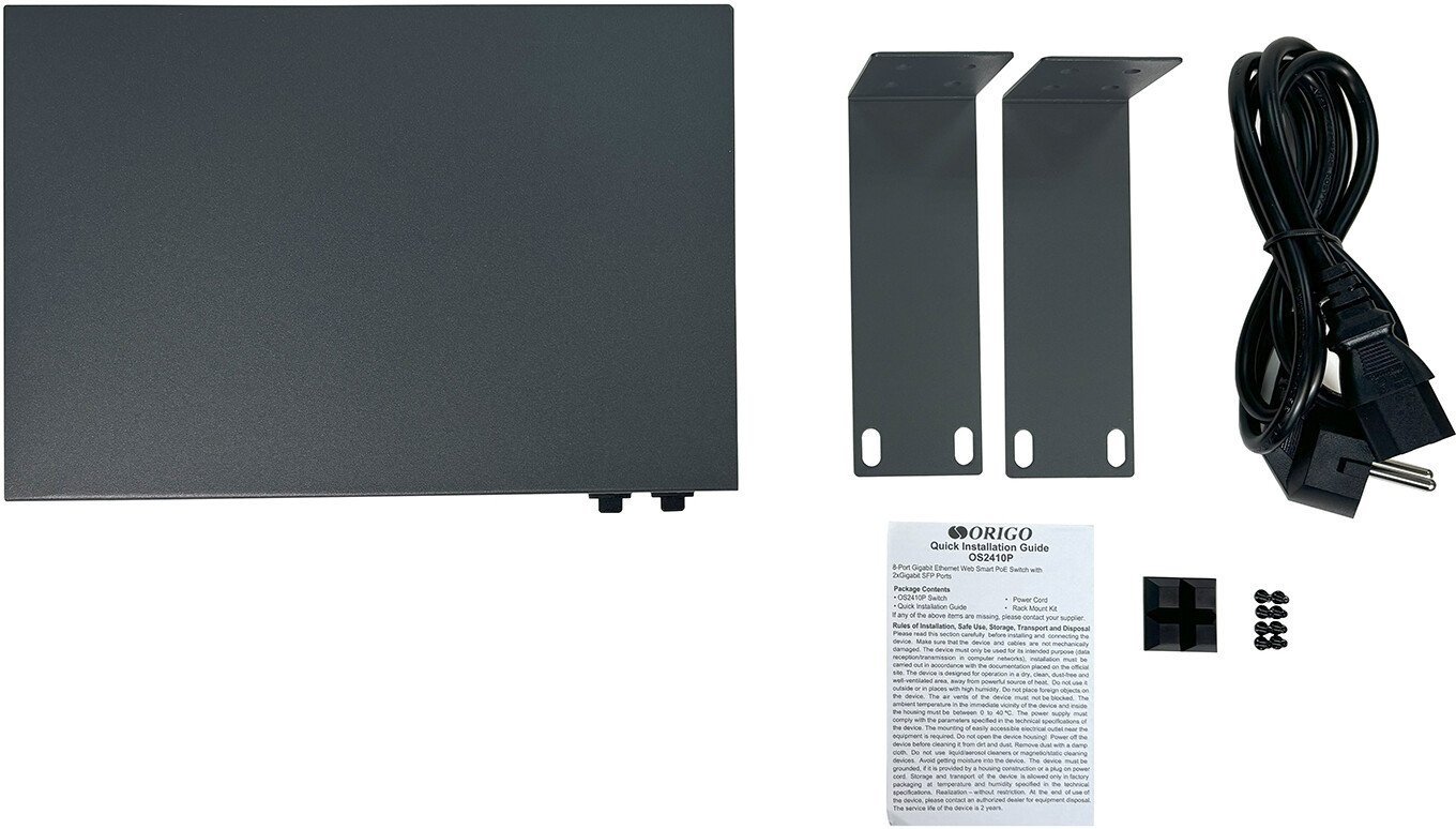 Управляемый коммутатор 2-го уровня Origo OS2410P/120W/A1A