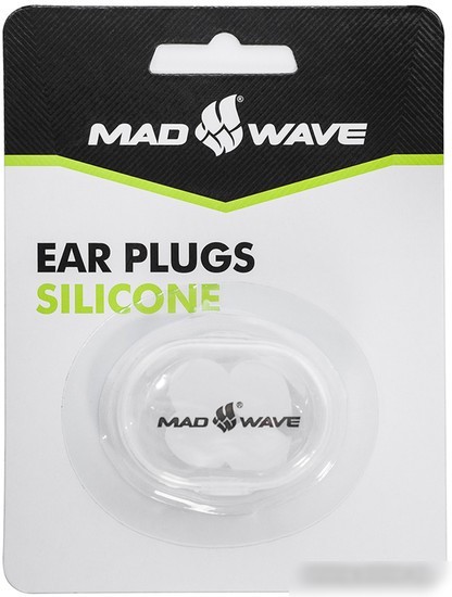 Беруши для плавания Mad Wave Силиконовые (прозрачный)