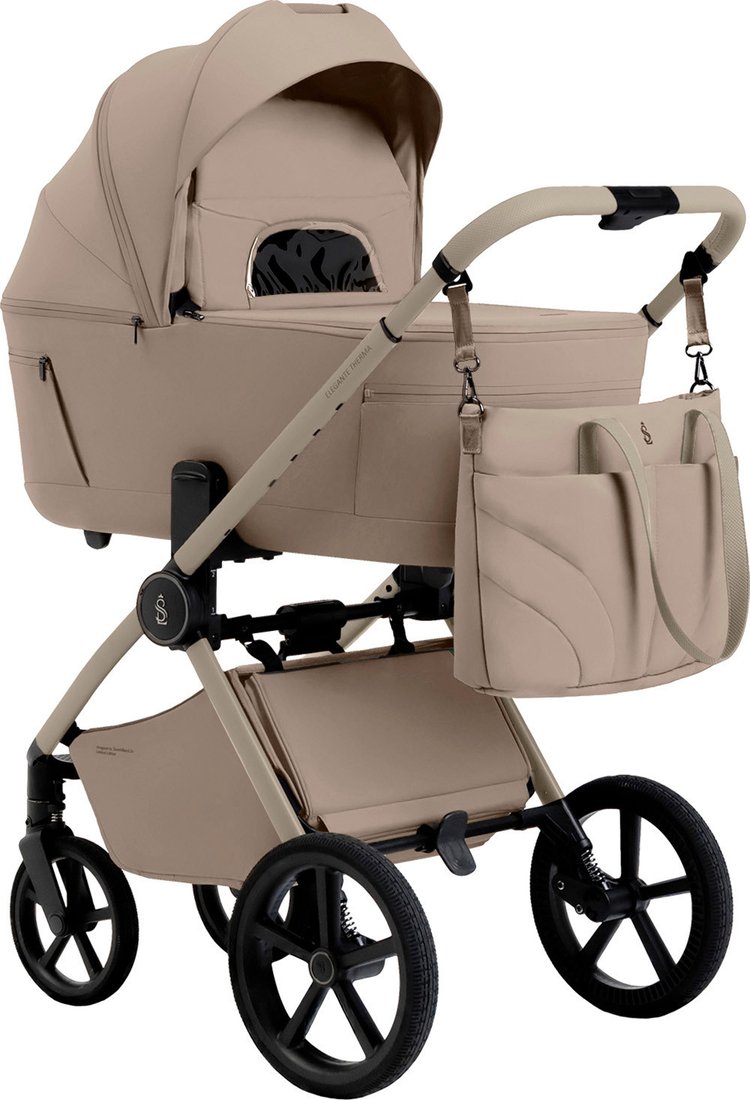 Универсальная коляска Sweet Baby 2в1 SBL Elegante Therma Colore (шампань бежевый)