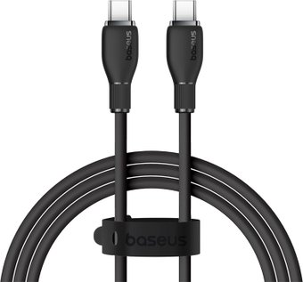 Кабель Baseus Pudding Series Fast Charging Cable 100W USB Type-C - USB Type-C (1.2 м, черный)