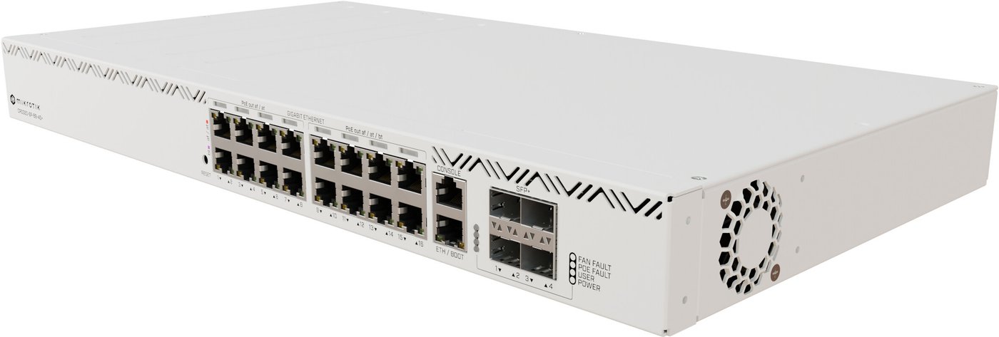 Управляемый коммутатор 3-го уровня Mikrotik CRS320-8P-8B-4S+RM