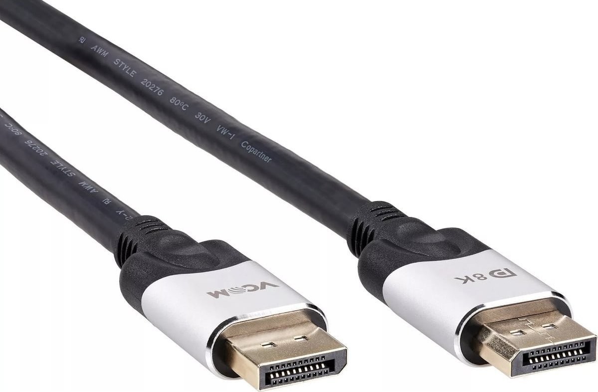 Кабель VCOM CG635-10M DisplayPort - DisplayPort (10 м, черный)