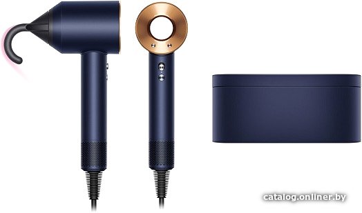 Фен Dyson HD08 Supersonic (с переходником на евровилку, берлинская лазурь/медный)