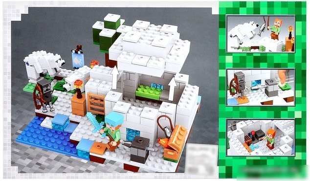 Конструктор Brick Ледяной дом 5208261