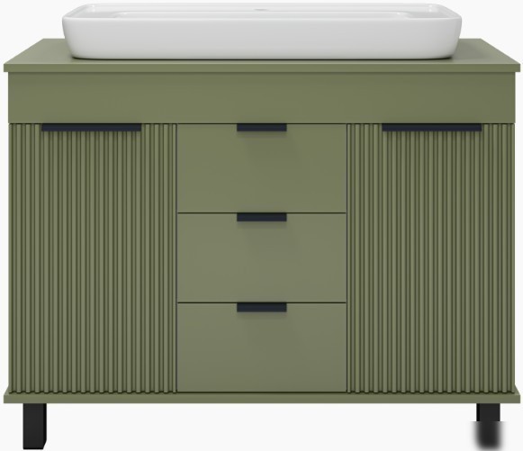 Brevita Тумба под умывальник Enfida 100 ENF-06100-0843Я (зеленый матовый)