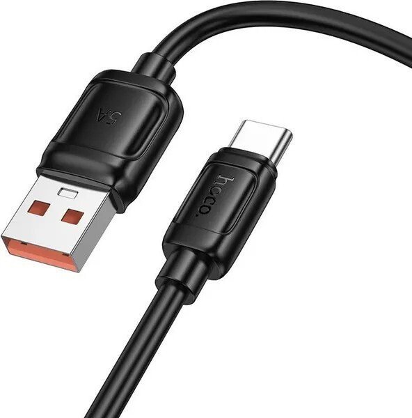 Кабель Hoco X115 USB Type-A - USB Type-C (1 м, черный)