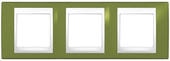 Рамка Schneider Electric Unica MGU6.006.866 (фисташковый/белый)