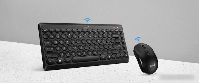 Офисный набор Genius LuxeMate Q8000 (черный)