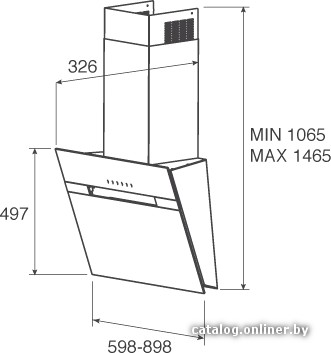 Кухонная вытяжка Jetair Bonny WH/60/A