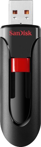 USB Flash SanDisk Cruzer Glide 16GB Black [SDCZ600-016G-G35]