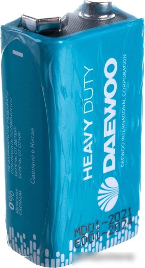 Батарейка Daewoo Heavy Duty 6F22-1S