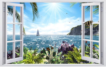 Фотообои Citydecor Вид из окна 2 400x254