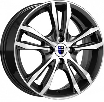 Литые диски K&K Samara 16x6" 5x114.3мм DIA 67.1мм ET 45мм Алмаз черный